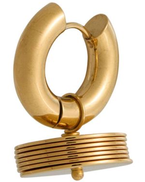 Timeless Pearly Single Earring Metal - Metallic