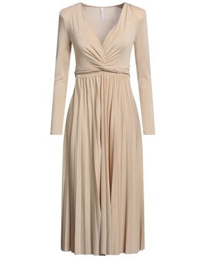Imperial Midi Dress - Natural