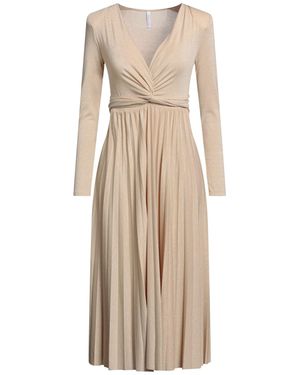 Imperial Midi Dress - Natural