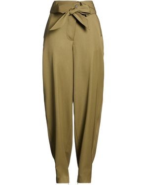 The Attico Military Trousers Virgin Wool - Green