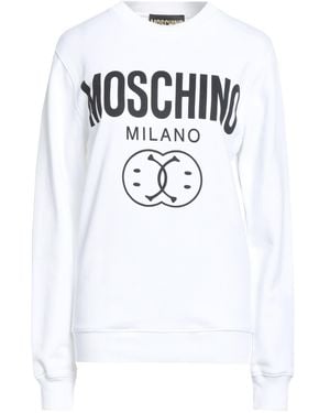 Moschino Sweatshirt Cotton - White