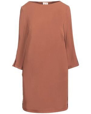 L'Autre Chose Mini Dress - Brown