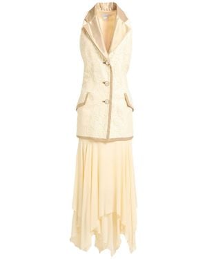 Clips Sand Suit Acetate, Viscose - Natural