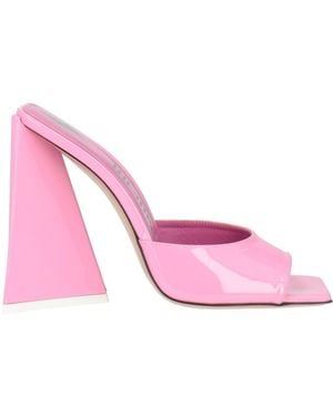 The Attico Sandals Leather - Pink