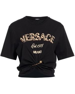 Versace T-Shirt Cotton - Black