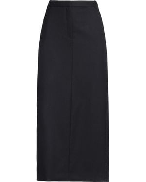 Theory Midnight Midi Skirt Wool, Polyester, Viscose, Elastane - Blue