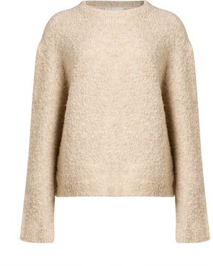 Dixie Sweater Acrylic, Mohair Wool, Polyamide, Wool, Elastane - Natural