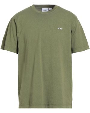 Obey Military T-Shirt Cotton - Green