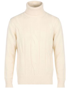 Alpha Studio Rollkragenpullover - Natur