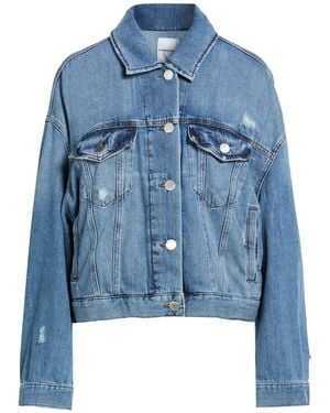 Pinko Denim Denim Outerwear Cotton - Blue