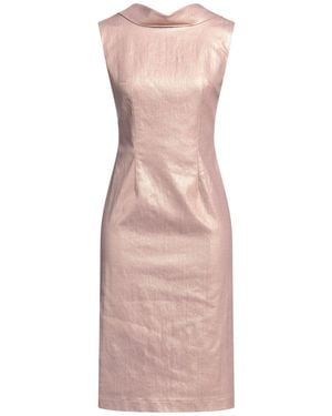Siste's Midi Dress Cotton, Polyester, Polyurethane, Elastane - Pink