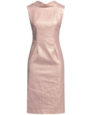 Siste's Midi Dress Cotton, Polyester, Polyurethane, Elastane - Pink