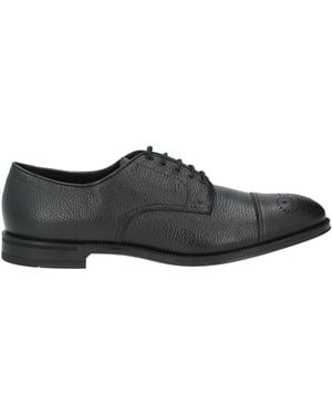 Doucal's Lace-Up Shoes Leather - Black