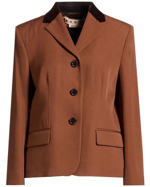 Marni Blazer Virgin Wool - Brown