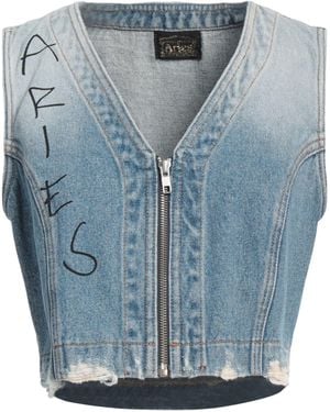 Aries Denim Outerwear Cotton - Blue