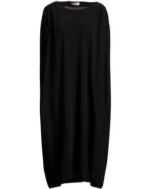 Gentry Portofino Midi Dress Silk - Black