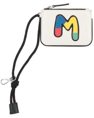 Missoni Cream Coin Purse Textile Fibers - White