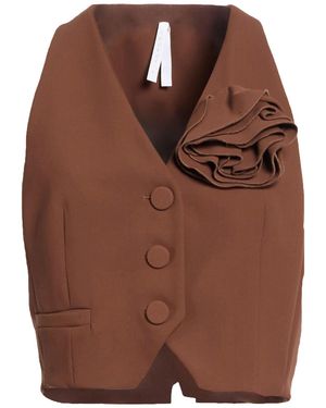 Imperial Tailored Vest Polyester, Elastane - Brown