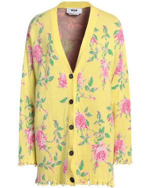 MSGM Strickjacke - Gelb