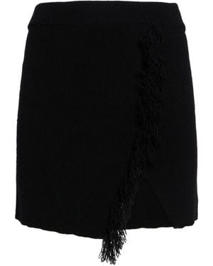 A PAPER KID Mini Skirt Merino Wool, Cashmere - Black