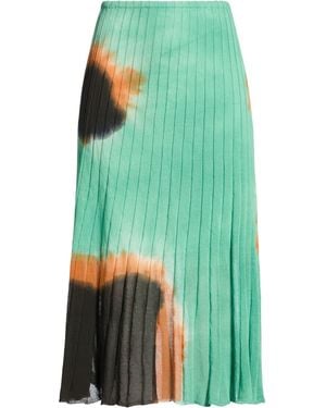 Roberto Collina Midi Skirt Cotton, Nylon - Green