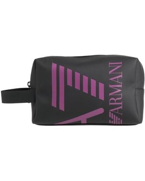 EA7 Beauty Case Polyester, Polyurethane - Purple