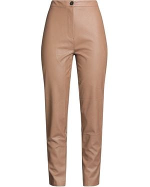 Z.O.E. ZONE OF EMBROIDERED Trousers - Natural