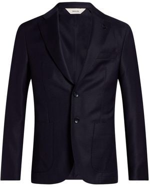 Paoloni Midnight Blazer Virgin Wool - Blue