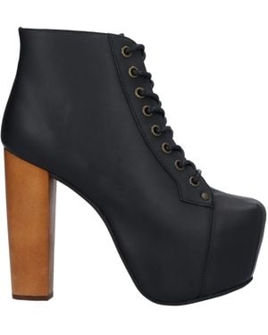 Jeffrey Campbell Ankle Boots - Black