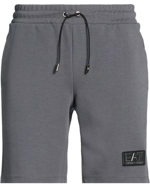 EA7 Shorts & Bermuda Shorts Polyester, Cotton - Grey