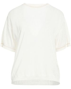 Momoní Sweater Cotton, Linen, Polyamide - White