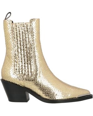 Lola Cruz Ankle Boots - Natural