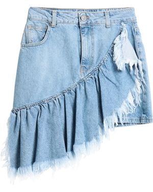 Gaelle Paris Denim Skirt - Blue