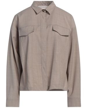 8pm Shirt Polyester, Wool, Elastane - Brown
