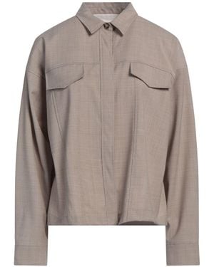8pm Shirt Polyester, Wool, Elastane - Brown