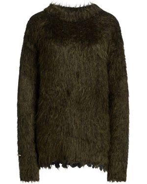 The Seafarer Sweater Mohair Wool, Polyamide, Wool - Green