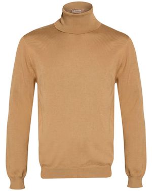 Bellwood Camel Turtleneck Merino Wool - Natural