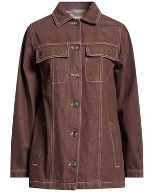 Trussardi Denim Outerwear - Brown