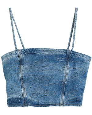 ROTATE BIRGER CHRISTENSEN Top Organic Cotton, Elastane - Blue