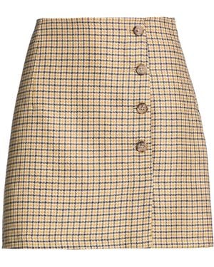 Pennyblack Mini Skirt Virgin Wool - Natural