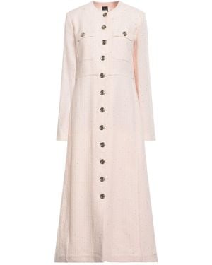 Pinko Light Overcoat & Trench Coat Cotton, Acrylic, Polyamide, Viscose, Metallic Fiber - Pink