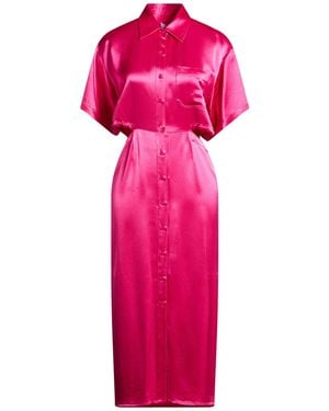 Isabelle Blanche Midi Dresses - Pink