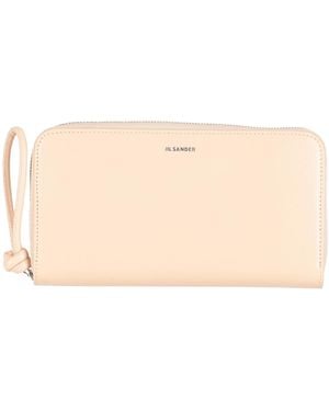Jil Sander Wallet Leather - Natural