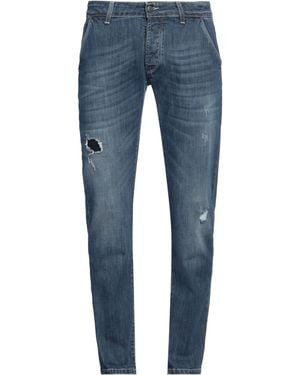 Daniele Alessandrini Jeans Cotton, Elastane - Blue