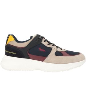 Harmont & Blaine Midnight Sneakers Leather, Textile Fibers - Blue