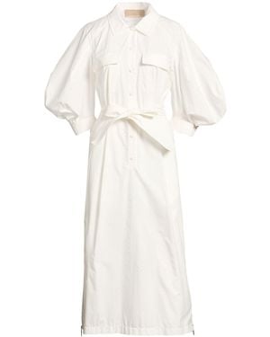 Elie Saab Vestido Midi - Blanco