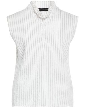 FEDERICO CINA Top Modal, Polyamide, Polyester - White
