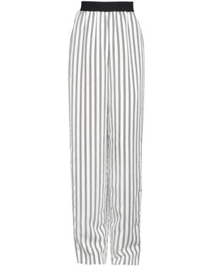 THE M.. Trousers Viscose, Polyester - White