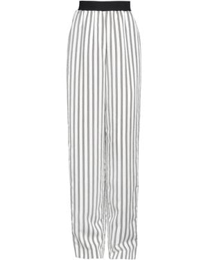 THE M.. Trousers Viscose, Polyester - White