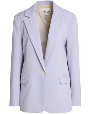 Ottod'Ame Lilac Blazer Polyester, Viscose, Elastane - Purple